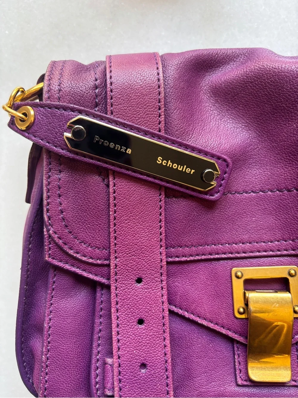 Proenza Schouler PS1 Mini in Veruca Salt Purple